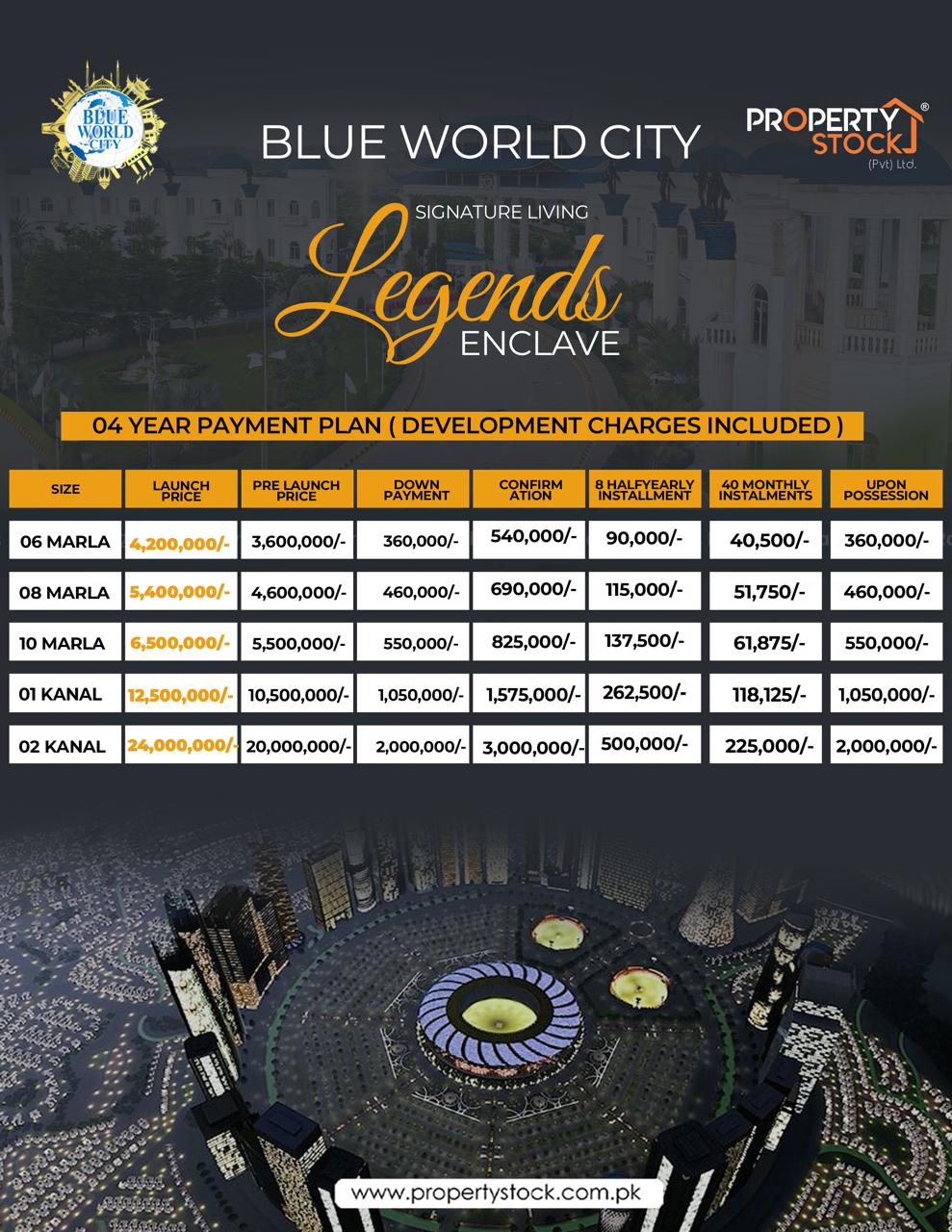 Blue World City Legends Enclave