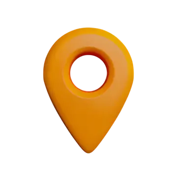 pngtree location icon in orange color png image 11377881